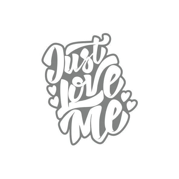 Just Love Me Sticker 17x17 Cm Gri ürün görseli 1