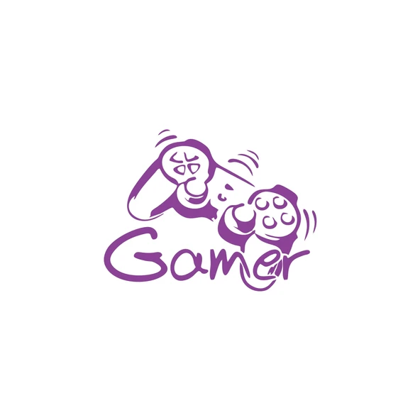Gamer Sticker 17x17 Cm Mor ürün görseli 1