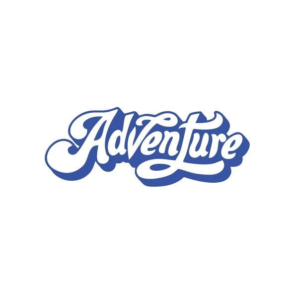 Adventure Sticker 17x17 Cm Mavi ürün görseli 1