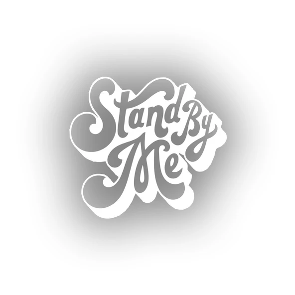 Stand By Me Sticker 17x17 Cm Beyaz ürün görseli 1