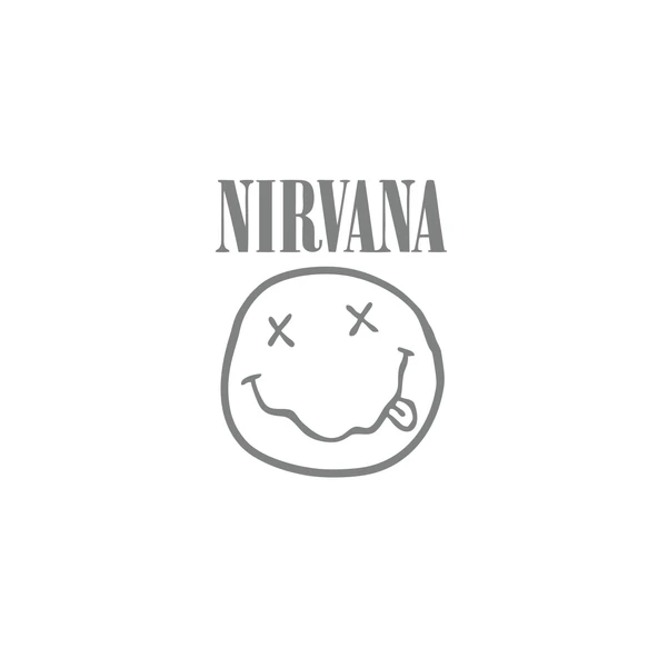 Nirvana Surat Sticker 17x17 Cm Gri ürün görseli 1