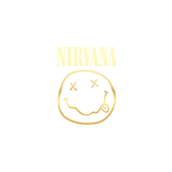 Nirvana Surat Sticker 17x17 Cm Gold ürün görseli 1