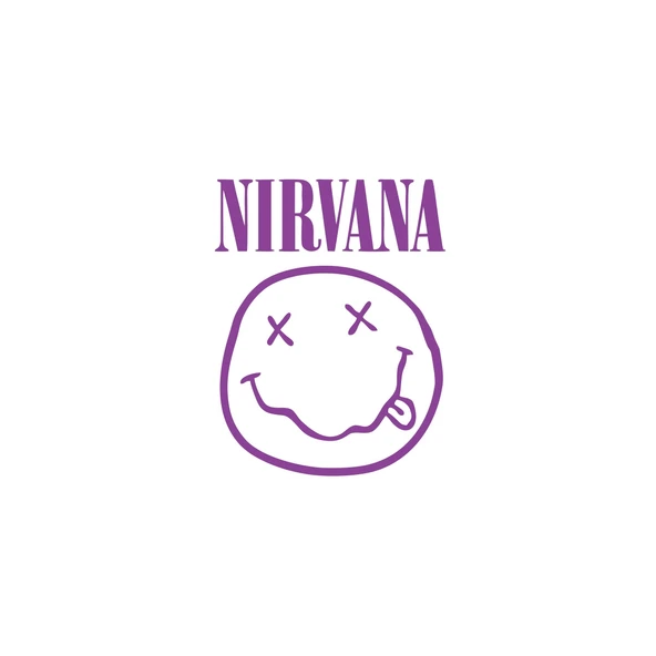 Nirvana Surat Sticker 17x17 Cm Mor ürün görseli 1