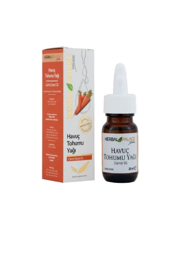 H.P. Havuç yağı (Havuç tohumu yağı) 20 ml soğuk sıkım %100 saf ürün görseli 1
