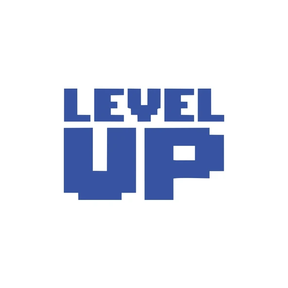 Level Up Sticker 17x17 Cm Mavi ürün görseli 1
