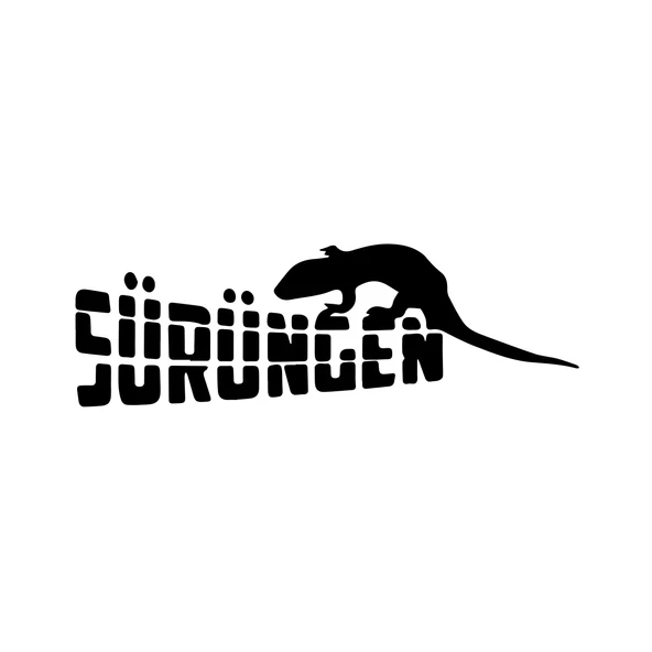 Sürüngen Sticker 17x17 Cm Siyah ürün görseli 1