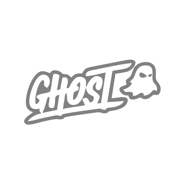Ghost Hayalet Sticker 17x17 Cm Gri ürün görseli 1