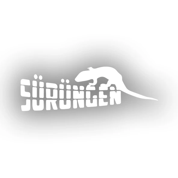 Sürüngen Sticker 17x17 Cm Beyaz ürün görseli 1
