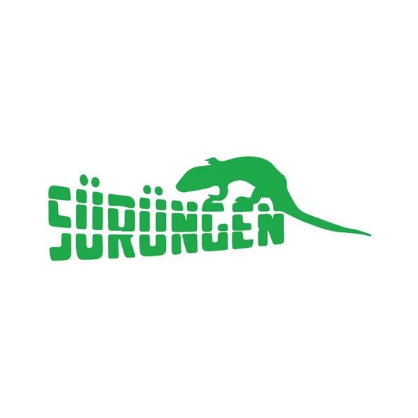Sürüngen Sticker 17x17 Cm Yeşil ürün görseli 1