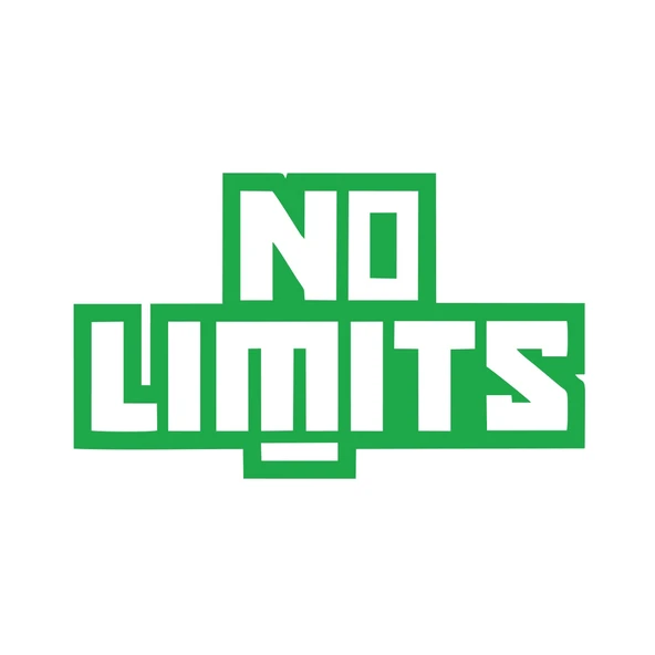 No Limit Sticker 17x17 Cm Yeşil ürün görseli 1
