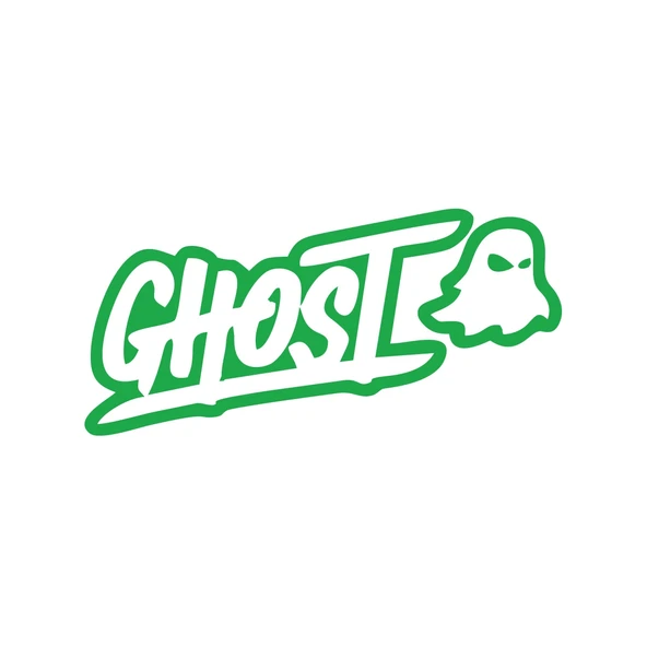 Ghost Hayalet Sticker 17x17 Cm Yeşil ürün görseli 1