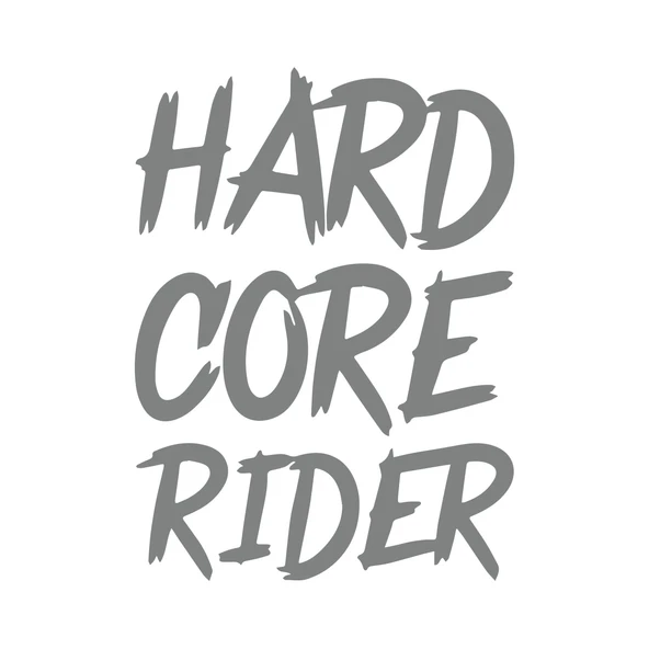 Hard Core Rider Sticker 17x17 Cm Gri ürün görseli 1