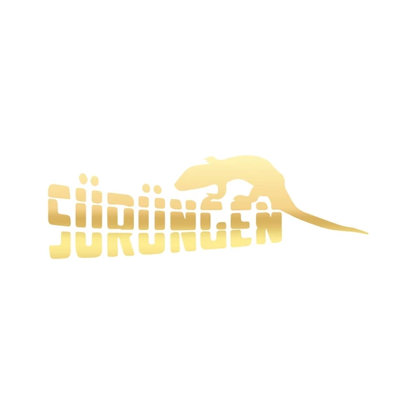 Sürüngen Sticker 17x17 Cm Gold ürün görseli 1