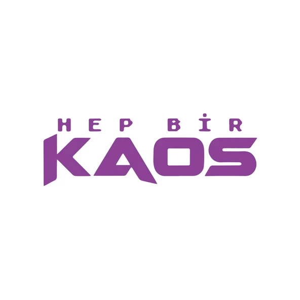 Hep Bir Kaos Sticker 17x17 Cm Mor ürün görseli 1