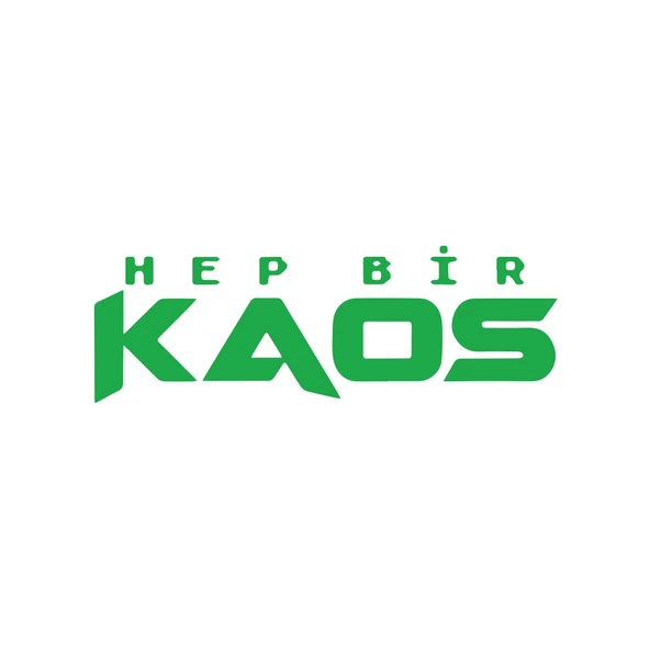 Hep Bir Kaos Sticker 17x17 Cm Yeşil ürün görseli 1