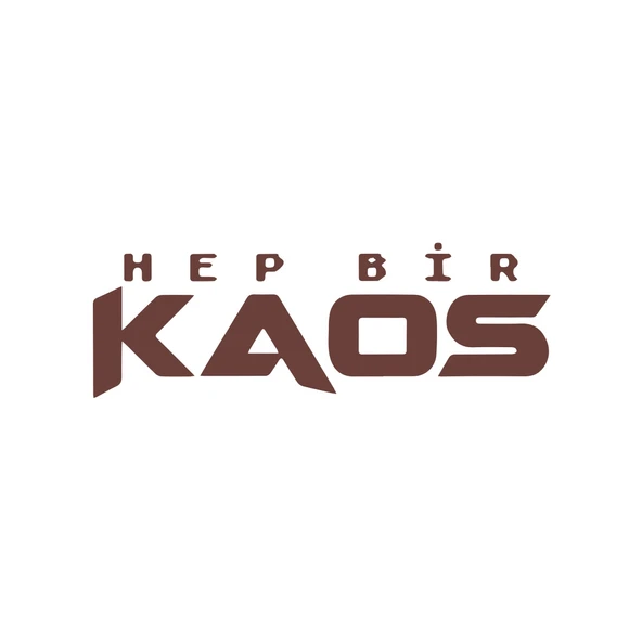 Hep Bir Kaos Sticker 17x17 Cm Kahverengi ürün görseli 1