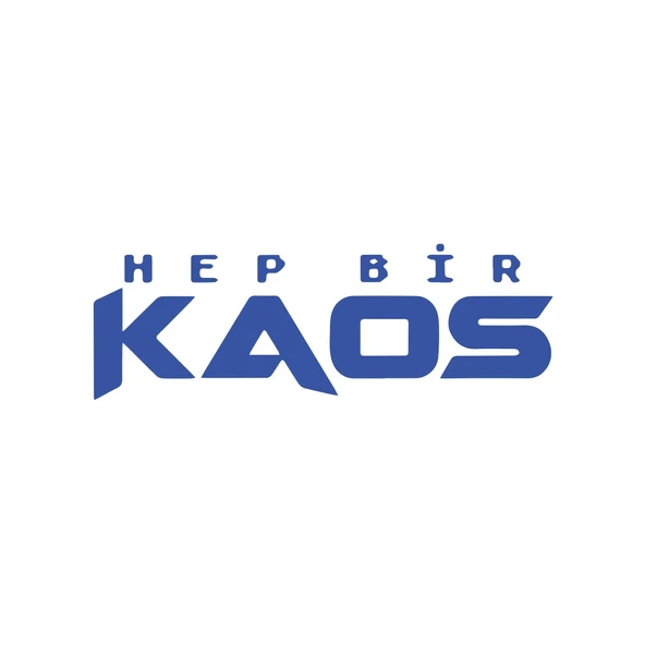 Hep Bir Kaos Sticker 17x17 Cm Mavi ürün görseli 1