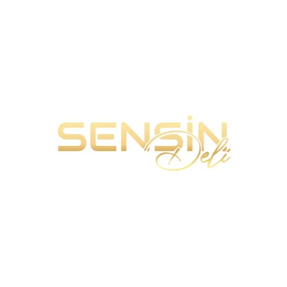 Sensin Deli Sticker 17x17 Cm Gold ürün görseli 1