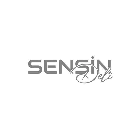 Sensin Deli Sticker 17x17 Cm Gri ürün görseli 1