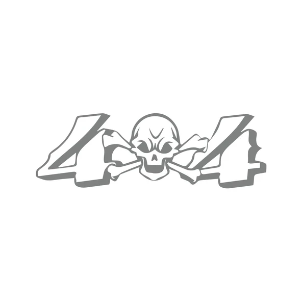 4x4 Kurukafa Sticker 17x17 Cm Gri ürün görseli 1