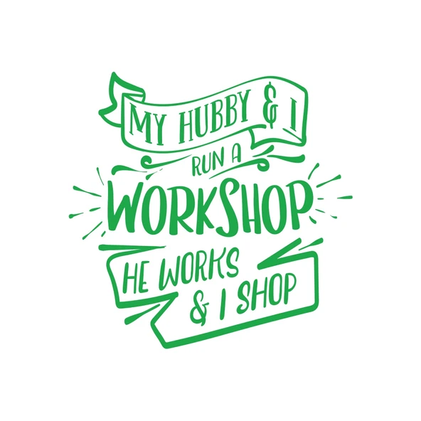 Workshhop Sticker 17x17 Cm Yeşil ürün görseli 1