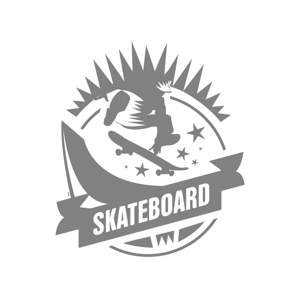 Skate Board Sticker 17x17 Cm Gri ürün görseli 1