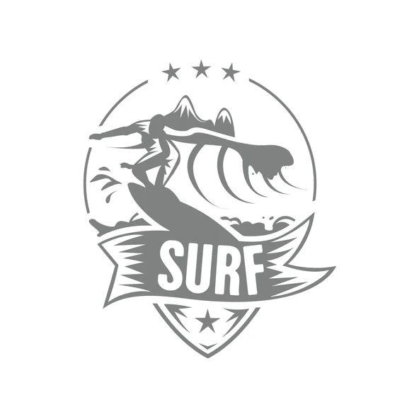 Surf Sticker 17x17 Cm Gri ürün görseli 1