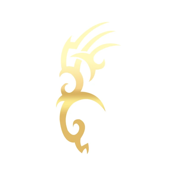 Pençe Tribal Sticker 17x17 Cm Gold ürün görseli 1