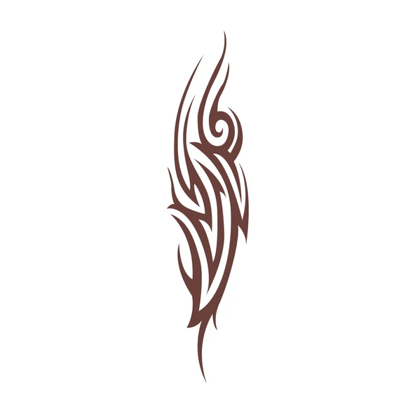 Alev Tribal Sticker 17x17 Cm Kahverengi ürün görseli 1