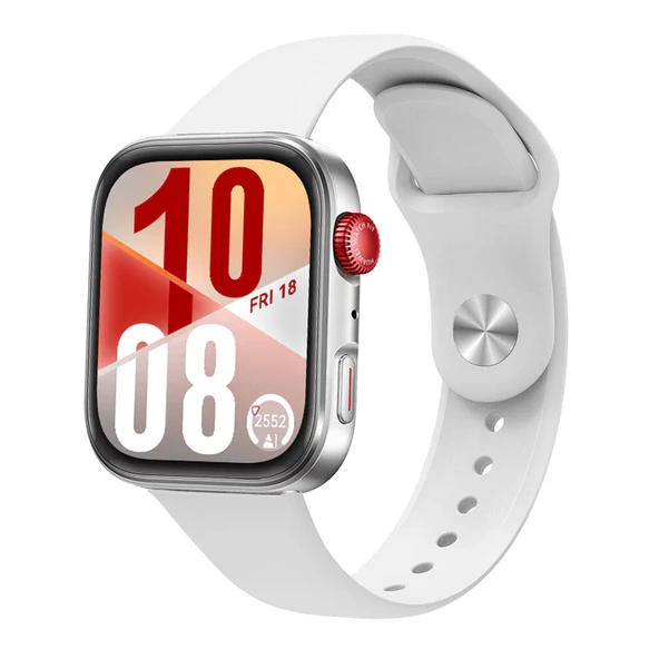 Huawei Watch Fit 4 Fit 4 Pro İle Uyumlu PureLux Tam Uyumlu Yumuşak Soft Silikon Kordon  Beyaz ürün görseli 1