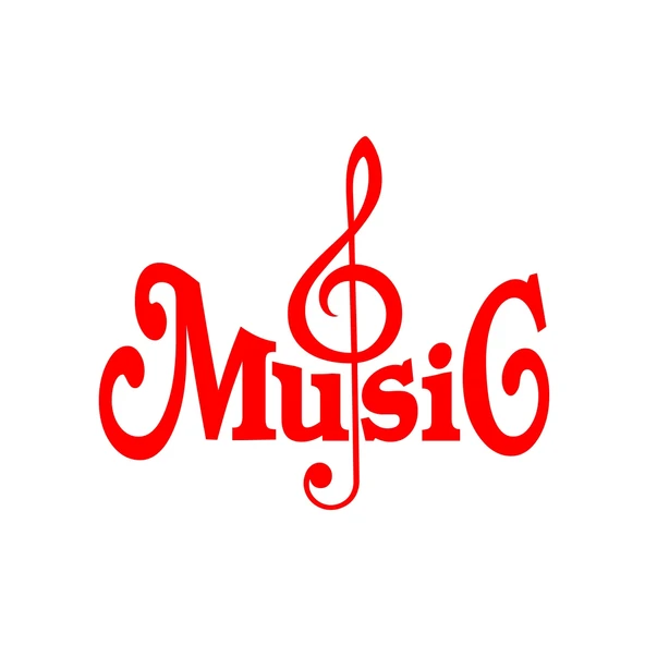 Müzik ve Nota Sticker 17x17 Cm Kırmızı ürün görseli 1
