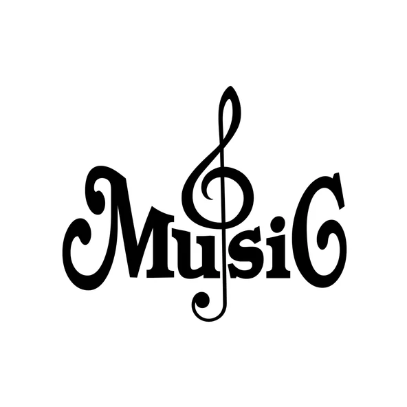 Müzik ve Nota Sticker 17x17 Cm Siyah ürün görseli 1