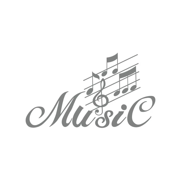 Müzik ve Nota Sticker 17x17 Cm Gri ürün görseli 1