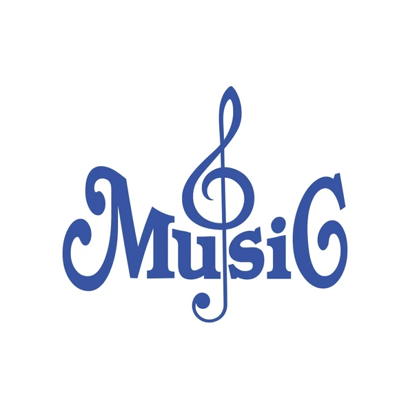Müzik ve Nota Sticker 17x17 Cm Mavi ürün görseli 1