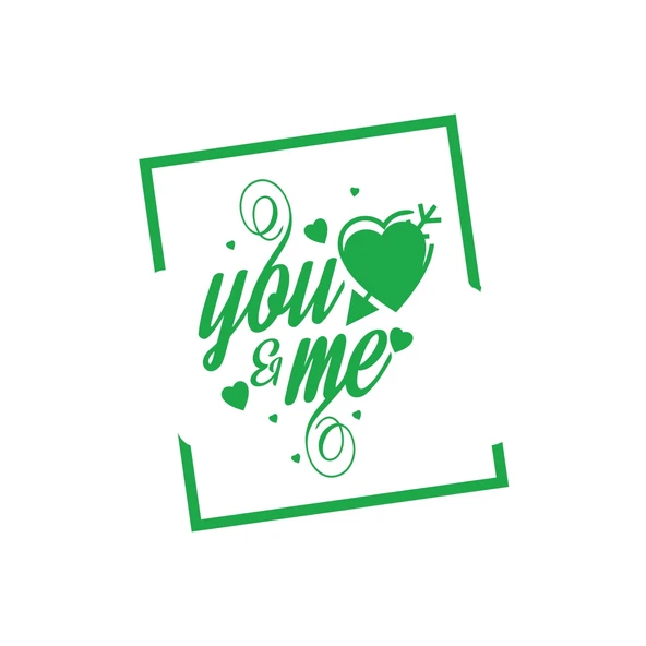 Yo and Me Sticker 17x17 Cm Yeşil ürün görseli 1