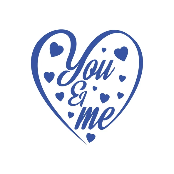 Yo and Me Sticker 17x17 Cm Mavi ürün görseli 1