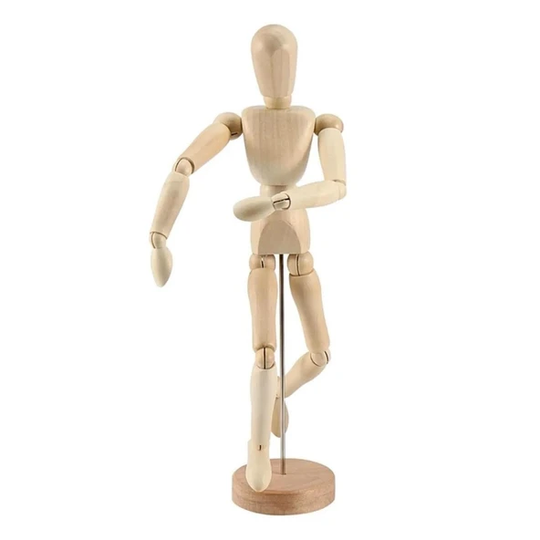 Eskiz Mankeni Ahşap Model 30 cm Manken Modelling ürün görseli 1