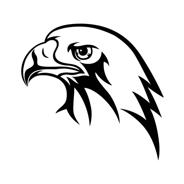 Kartal Kafası Sticker 17x17 Cm Siyah ürün görseli 1