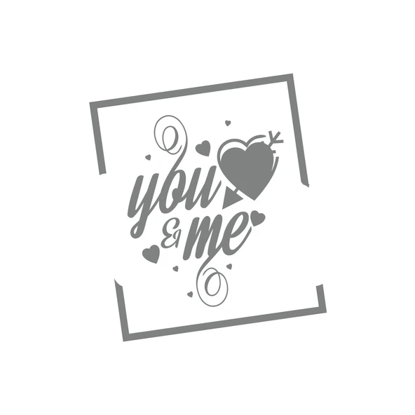 Yo and Me Sticker 17x17 Cm Gri ürün görseli 1
