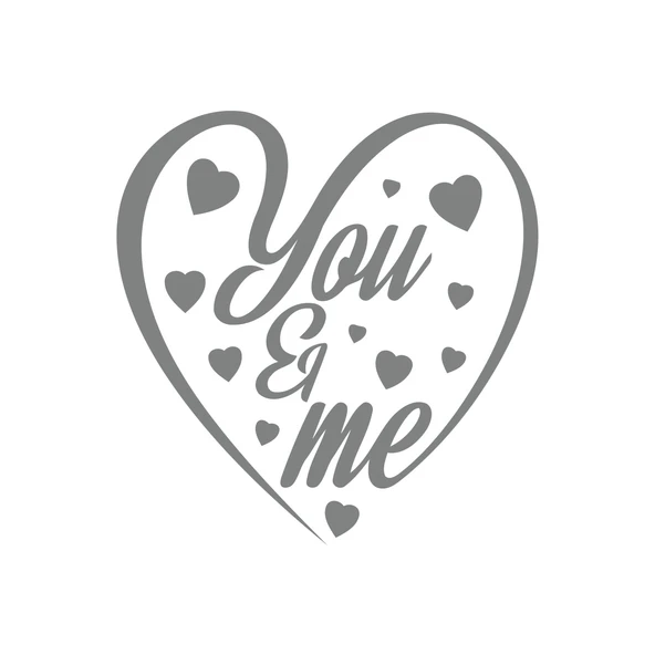 Yo and Me Sticker 17x17 Cm Gri ürün görseli 1