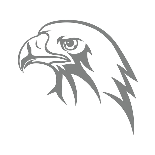 Kartal Kafası Sticker 17x17 Cm Gri ürün görseli 1
