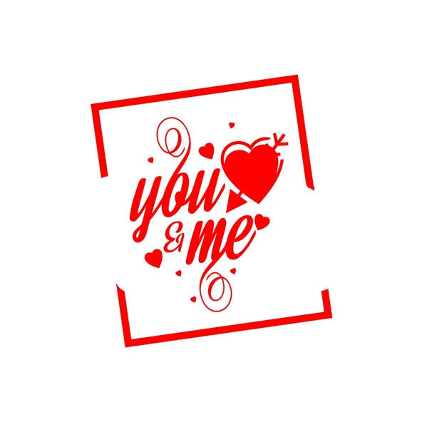 Yo and Me Sticker 17x17 Cm Kırmızı ürün görseli 1