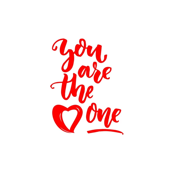 You Are The Pne Sticker 17x17 Cm Kırmızı ürün görseli 1