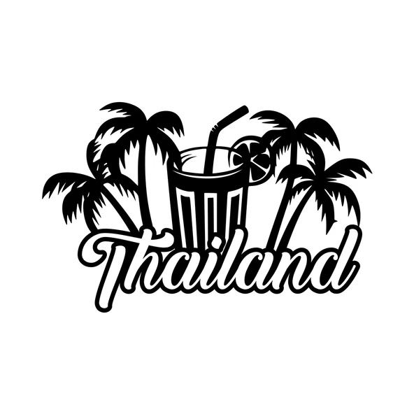 Thailand Sticker 17x17 Cm Siyah ürün görseli 1