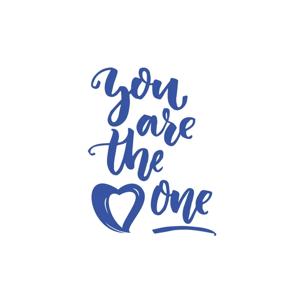 You Are The Pne Sticker 17x17 Cm Mavi ürün görseli 1