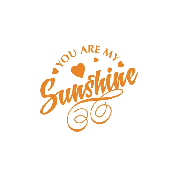 Sunshine Sticker 17x17 Cm Turuncu ürün görseli 1