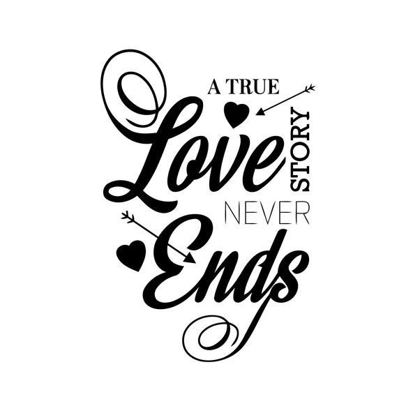 Love never Ends Sticker 17x17 Cm Siyah ürün görseli 1