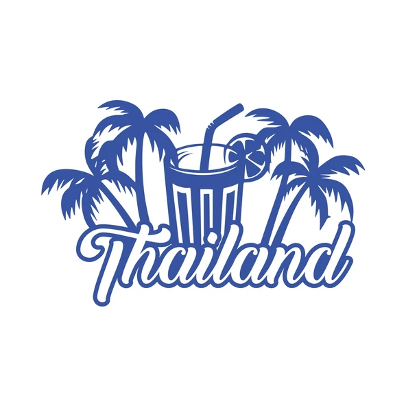 Thailand Sticker 17x17 Cm Mavi ürün görseli 1