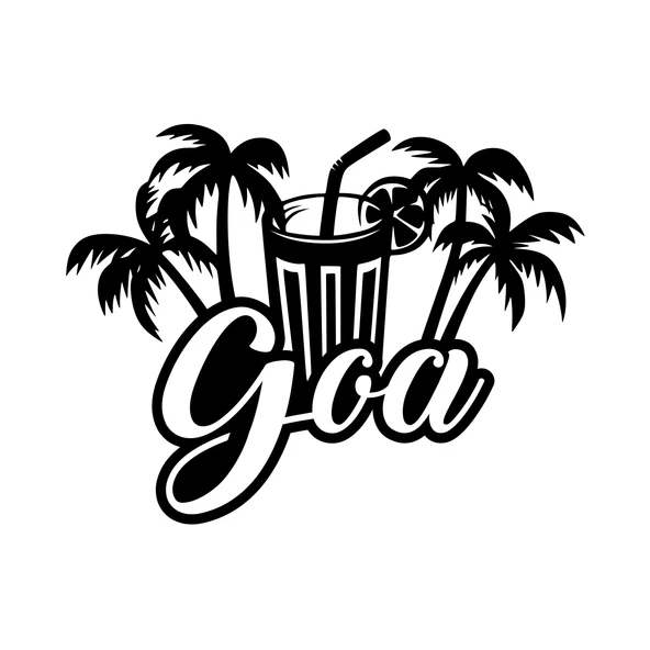 Goa Sticker 17x17 Cm Siyah ürün görseli 1
