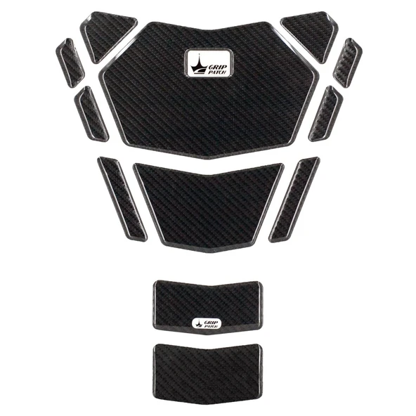 Grippatch Aprilia RS 457 ile Uyumlu Kaydırmaz 6D Karbon Tank Pad GC11 ürün görseli 1